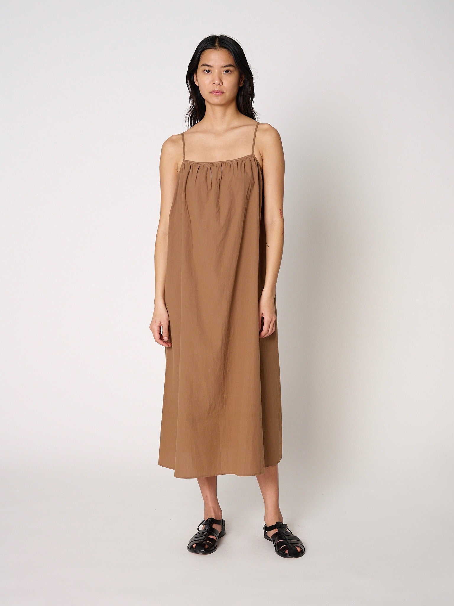 Thumbnail image of Hyeres Dress Voile in Tobacco